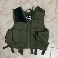 Combat jacket - Gilet tattico Verde EI Militare Softair Pezt