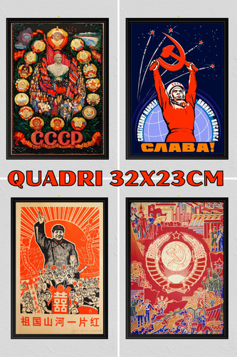 Quadri poster dittatori - quadri,