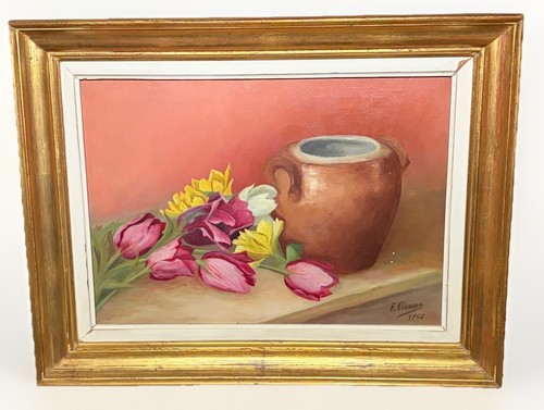 Quadro dipinto floreale - quadro,