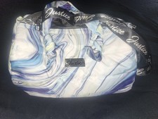 JUSTICE SWIRL PATTERN GYM BAG 