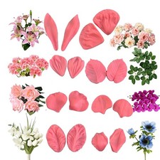 Gumpaste - Set di 8 stampi in