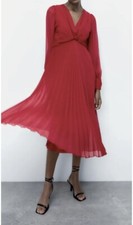 ZARA ABITO MIDI PLISSETTATO