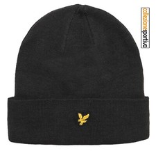 BERRETTO CAPPELLO LYLE & SCOTT BEANIE TRUE BLACK HE960ARC 572 col.nero