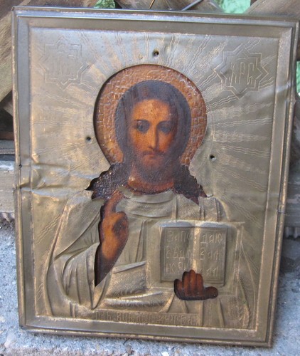 Xix secolo icona - icona, gesù