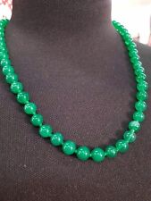 Collana pietre fredde Giada verde bijoux bigiotteria Biblò