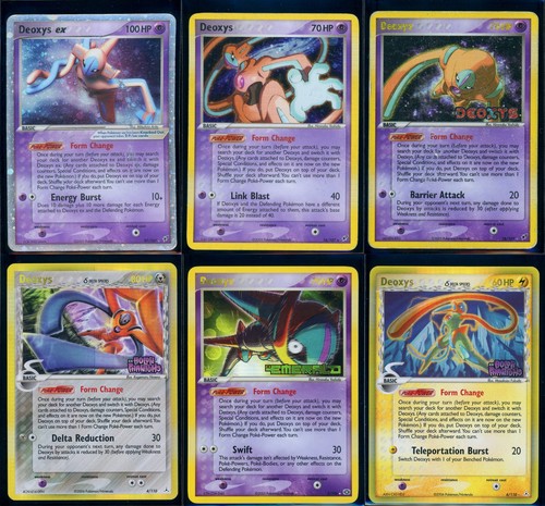Pokemon deoxys cards - pokemon, 6