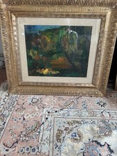 Olio Su Tela Treccani 1966 La