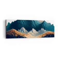 Quadro su Tela 90x30cm 3D