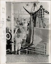 1964 Press Photo Fishermen