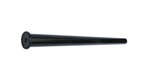 Tubo dritto verniciato nero - dritto,