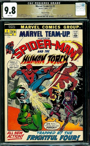 Marvel team cgc 9 8 - marvel, team-up