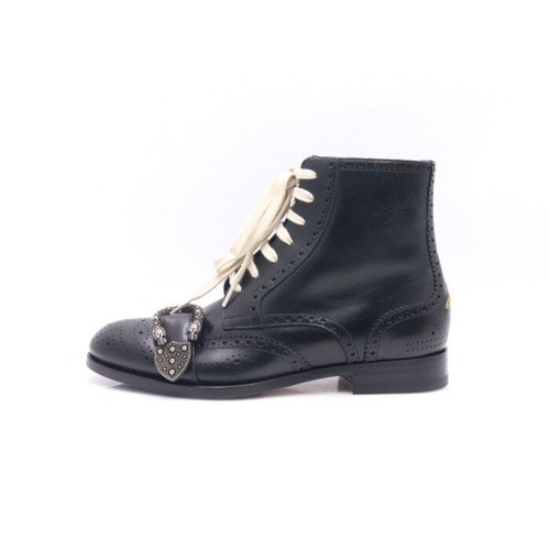 Gucci black leather queer core - black,
