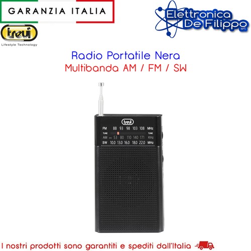 Radio portatile nera - radio,