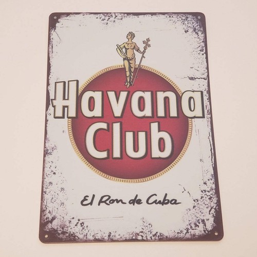 Insegna metallo havana - metallo, club