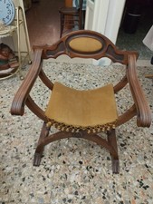 ANTICA POLTRONA MODELLO PIEGHEVOLE  ( DA RIPRISTINARE)