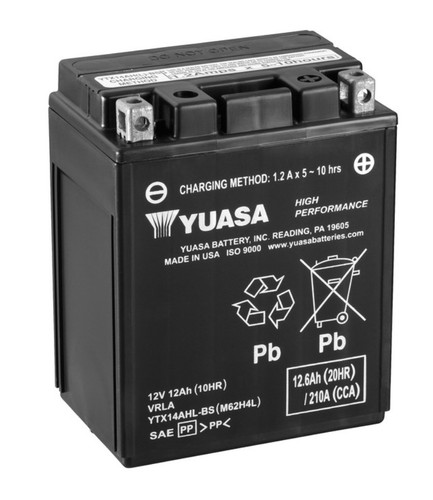 Batteria yuasa ytx14ahl agm - yuasa, ytx14ahl-bs