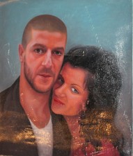 Ritratto di coppia dipinto ad