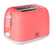 Tostapane Elettrico Automatico Vintage Colore Corallo 750 Watt Emma