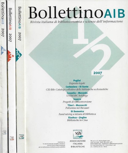 Bollettino aib rivista - bollettino, aib.