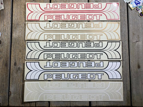 Peugeot bicycle frame - bicycle, stickers