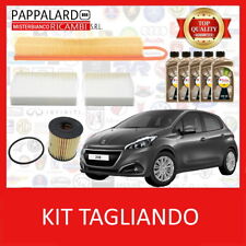 KIT TAGLIANDO 3 FILTRI + 5LT OLIO TOTAL 5W30 PEUGEOT 208 I 1.4 BENZINA / GPL 