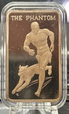 The Phantom 1 oz .999 lingotto argento fine 1974 Proof King caratteristiche anche serie #501