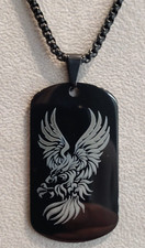 Collana uomo con piastra - uomo,