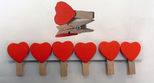 Lotto mollette legno - 6,