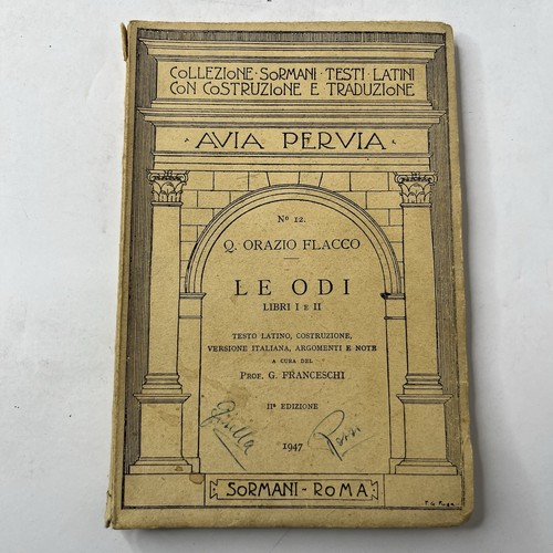 Orazio flacco odi libri e - flacco,
