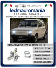 KIT LED H4 FIAT 126 1972 -