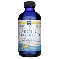 Nordic Naturals Olio di fegato di merluzzo artico limone, 237 ml