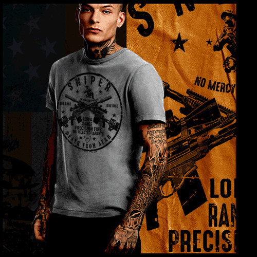 Shirt cecchino militare - t-shirt,