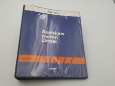 Manuale officina Fiat revisione motori diesel da 1.3 cc a 2.5 cc assistenza 1985