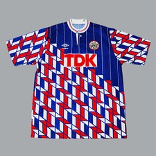 AJAX MAGLIA UMBRO AWAY TDK ORIGINALE VINTAGE JERSEY TRIKOT SHIRT 1988-1991