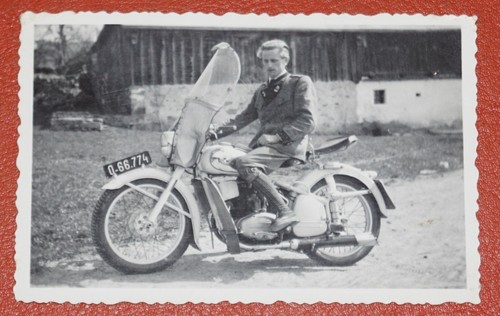 Vecchia foto privata moto - privata, sw