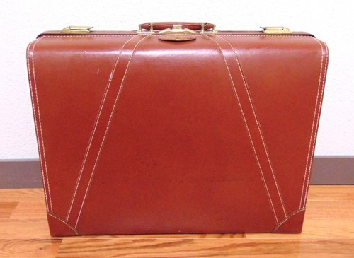 Valigia vintage pelle - valigia,