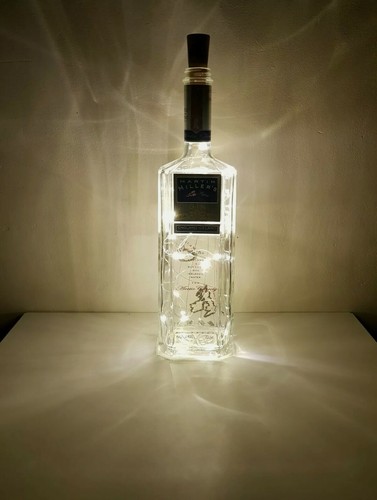 Martin millers gin bottle lamp - millers,