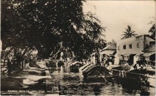 CPA Padda Boats on the Negombo Canal CEYLON SRI LANKA (1085855)