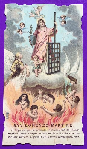 Santino holy card san lorenzo - holy,