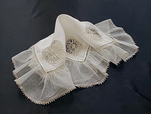 Antico fazzoletto pizzo - in, a
