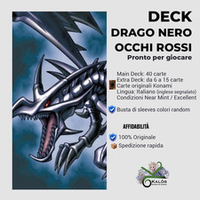 Yugioh mazzo deck - drago, nero