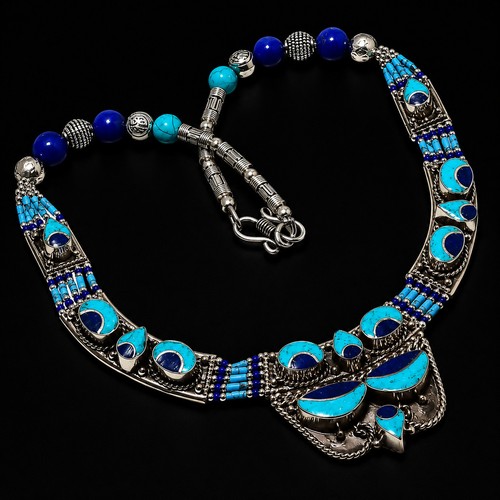Collana nepalese turchese