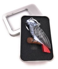 Portachiavi Legno Pappagallo