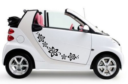 Kit adesivi auto fiori - ,