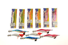 YO-ZURI Lotto 12 TOTANARE (6 nuove 6 recuperate) 3.0 2.5 SETA/PVC ORIGINALI AB86