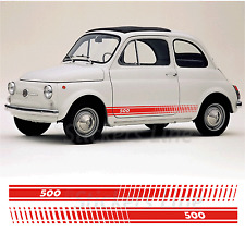 Fasce adesive Fiat 500 D'EPOCA strisce fiancate adesivi laterali vecchia 500 old