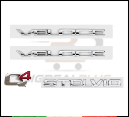 Kit emblema logo - emblema, alfa