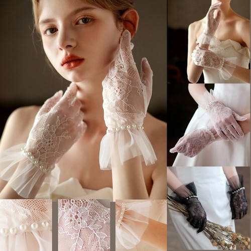 Guanti polso corti sposa - guanti, da