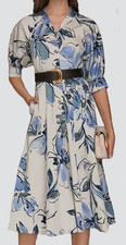 Abito Camicia Midi Donna Karan