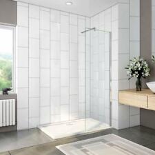 Walk In 200cm Vetro Temperato Anticalcare 8mm Barra Stabilizzatrice cromato